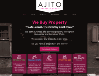 ajitoproperty.co.uk screenshot