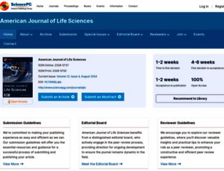 ajlifesciences.org screenshot