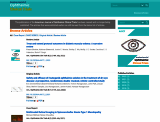 ajoclinicaltrials.com screenshot