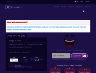 ajokeaday.com screenshot