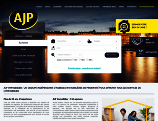 ajp-immobilier.com screenshot