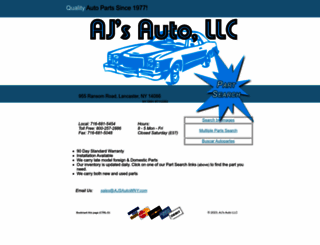 ajsautowny.com screenshot