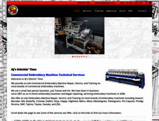 ajstitch.com screenshot