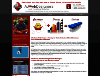ajwebdesigners.com screenshot