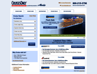 ak.cruisesonly.com screenshot