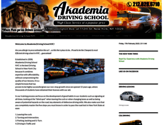 akademiadriving.com screenshot