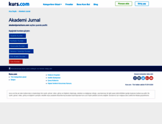 akademijurnal.kurs.com screenshot