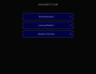 akademiyt.com screenshot