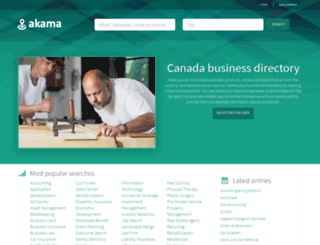 akama.ca screenshot