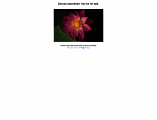 akanksha.in screenshot