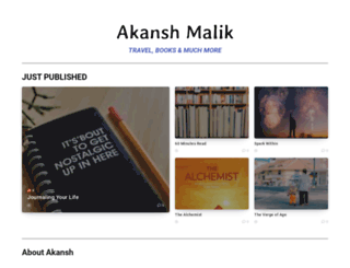 akanshmalik.com screenshot