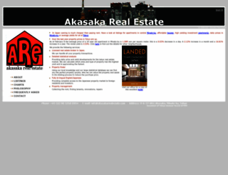 akasakarealestate.com screenshot