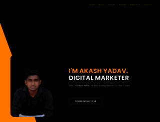 akashyadav.tech screenshot