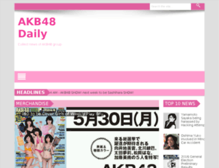 akb48-daily.blogspot.ca screenshot