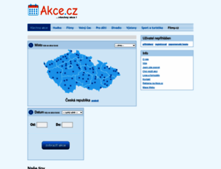 akce.cz screenshot