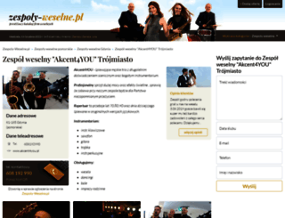 akcent4you.zespoly-weselne.pl screenshot