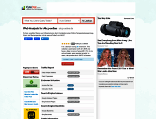 akcp-online.de.cutestat.com screenshot