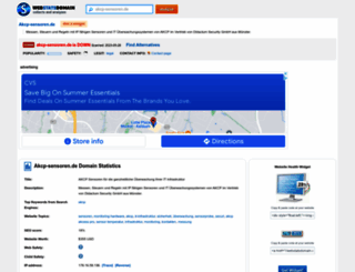 akcp-sensoren.de.webstatsdomain.org screenshot