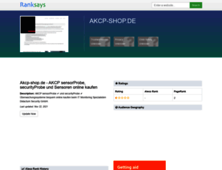 akcp-shop.de.rankduck.com screenshot