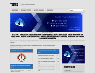 akcp.com.testednet.com screenshot