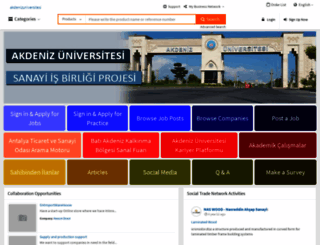 akdenizuniversitesi.globalpiyasa.com screenshot