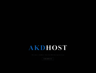 akdhost.com screenshot