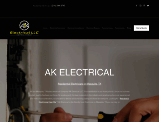 akelectricalservices.com screenshot