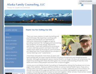 akfamilycounseling.com screenshot