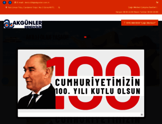 akgunlerdenizcilik.com screenshot