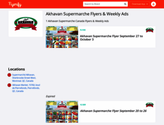 akhavansupermarche.flyerify.com screenshot