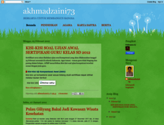 akhmadzaini73.blogspot.com screenshot