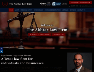 akhtarlaw.com screenshot