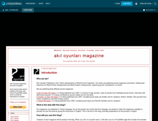 akil-oyunlari.livejournal.com screenshot