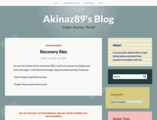 akinaz89.wordpress.com screenshot