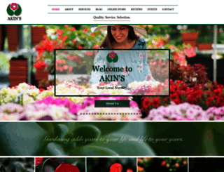 akinsnursery.com screenshot