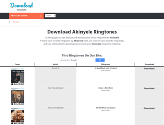 akinyele.download-ringtone.com screenshot