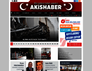akishaber.com.tr screenshot