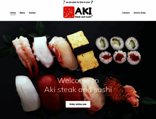 akisteakandsushi.com screenshot