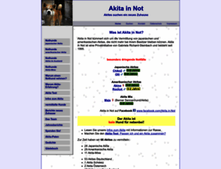 akita-in-not.de screenshot