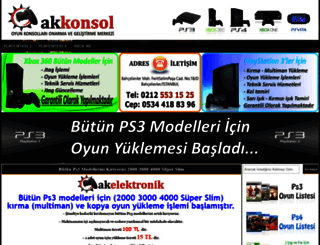 akkonsol.com screenshot