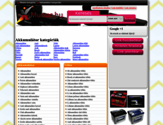 akkumulator.munuc.hu screenshot