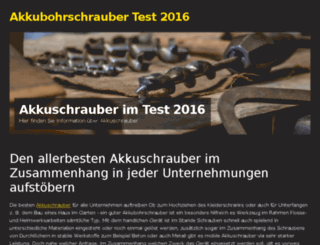akkuschrauber-test-2016.mozello.de screenshot