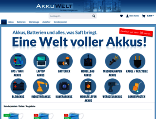 akkuwelt.eu screenshot