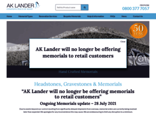 aklander.co.uk screenshot