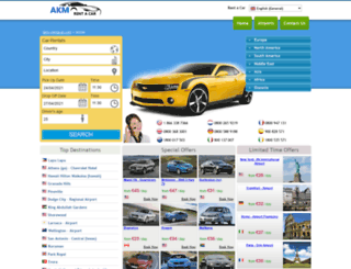 akm-rentacar.com screenshot