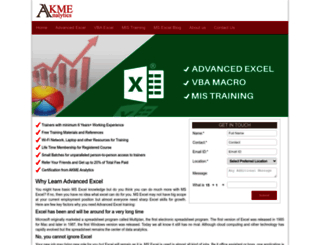 akmeanalytics.com screenshot