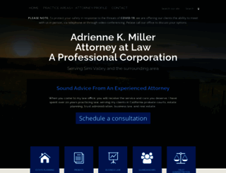 akmillerlaw.com screenshot
