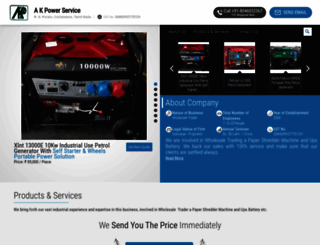 akpowerservice.com screenshot