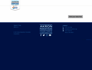 akronmarathon.volunteerlocal.com screenshot