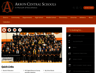 akronschools.org screenshot